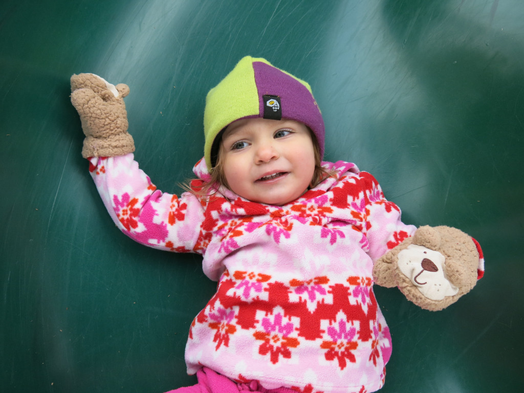 Zoe on the Slide ©2013 Emily Flynn